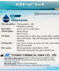 Bang keo cuon lua Young Plaster Silk 2.5cm x yythkg 1